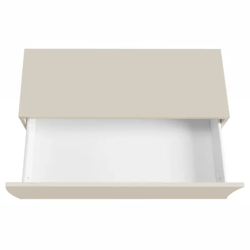 Cassettiera 4 Cassetti Madia in Legno Beige Cachemire Camera Ingresso