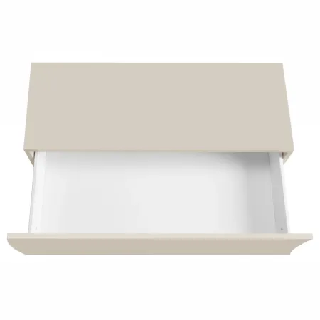 Cassettiera 4 Cassetti Madia in Legno Beige Cachemire Camera Ingresso