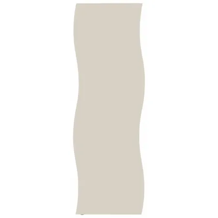 Armadio con 1 Anta Battente e Asta Appendiabiti Beige Cachemire