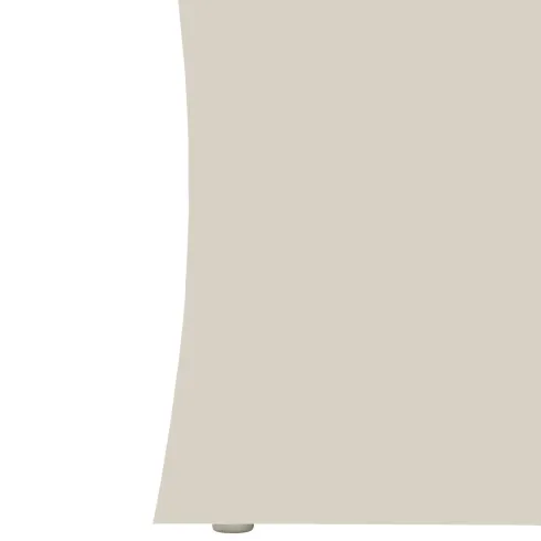 Armadio con 1 Anta Battente e Asta Appendiabiti Beige Cachemire