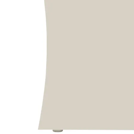 Armadio con 1 Anta Battente e Asta Appendiabiti Beige Cachemire