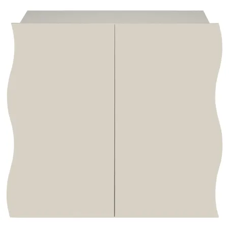 Credenza Multiuso 2 Ante Battenti Beige Cachemire Madia in Legno