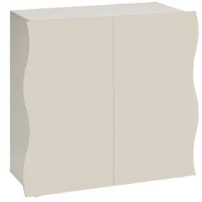 Credenza Multiuso 2 Ante Battenti Beige Cachemire Madia in Legno