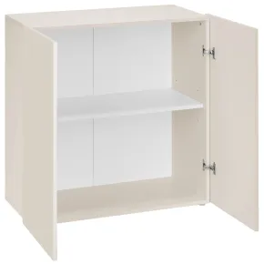 Credenza Multiuso 2 Ante Battenti Beige Cachemire Madia in Legno 2