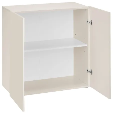 Credenza Multiuso 2 Ante Battenti Beige Cachemire Madia in Legno