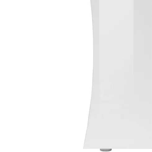 Armadio 1 Anta 190 Mobile con Mensole Design Originale Bianco per Ingresso