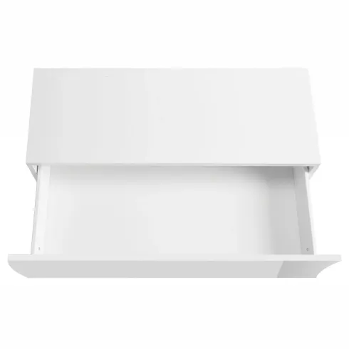 Como a 4 Cassetti Cassettiera in Legno Mobile Bianco Lucido da Ingresso