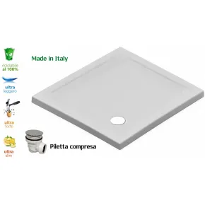 Piatto Doccia Resina Rettangolare o quadrato 3cm 2