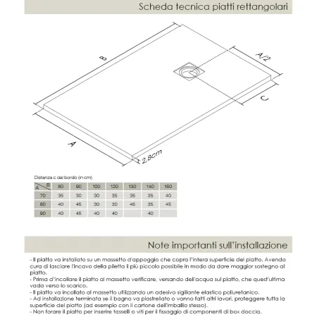 Piatto Doccia Bianco Ardesia Slim Effetto Pietra Filo Pavimento in Marmo Resina