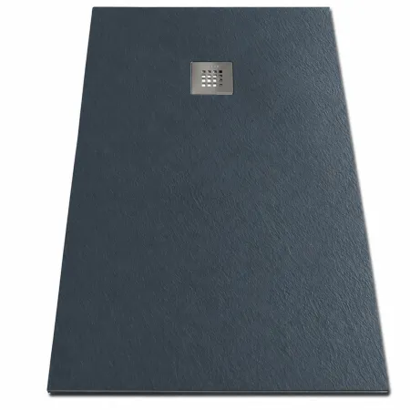 Piatto Doccia Nero Effetto Pietra Solidstone Tagliabile 70 80 90 100 120 140