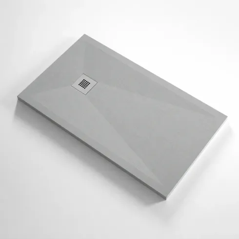 Piatto Doccia Slim Grigio da 70 a 210 cm in Resina Marmo | BricoShop24