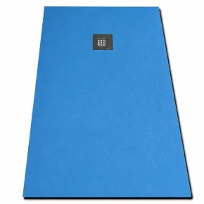 Piatto Doccia Slim Effetto Pietra Filo Pavimento Tagliabile Angolare Marmoresina