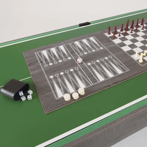 Tavolo Multigioco 9 in 1 Calcio Balilla Biliardo Ping Pong Accessori