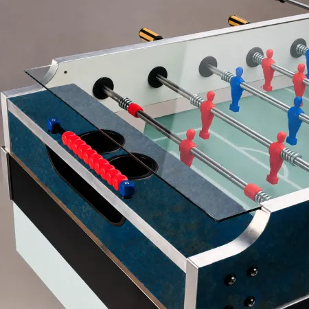 Calcio Balilla da Esterno Biliardino Impermeabile in Vetro Temperato