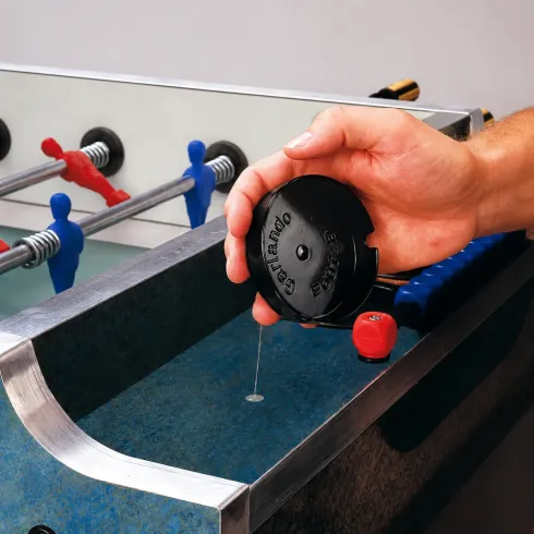 Calcio Balilla da Esterno Biliardino Impermeabile in Vetro Temperato