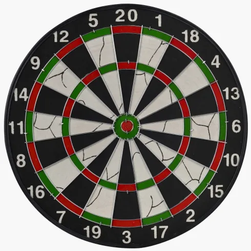 Bersaglio per Freccette Bifacciale 2 Giochi con 6 Freccette da Torneo