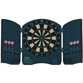 Bersaglio Freccette Elettronico con Armadietto 32 Giochi 6 Frecce