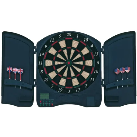Bersaglio Freccette Elettronico con Armadietto 32 Giochi 6 Frecce