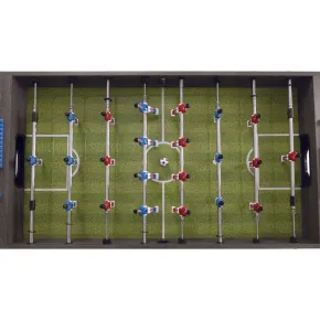 Calciobalilla Tavolo Biliardino Rovere Grigio 2 Palline Aste Uscenti 2