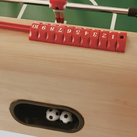 Biliardino Calciobalilla Pieghevole Salvaspazio Acero Campo in Laminato