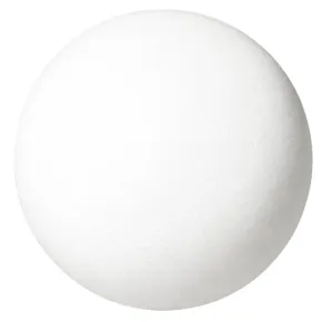 Set 10 Palline per Calciobalilla Standard Bianco in Polipropilene