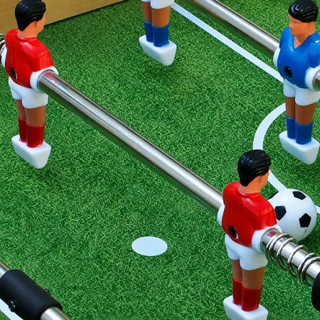 Tavolo Multigioco 2 in 1 Calciobalilla Hockey con Palline Dischetti