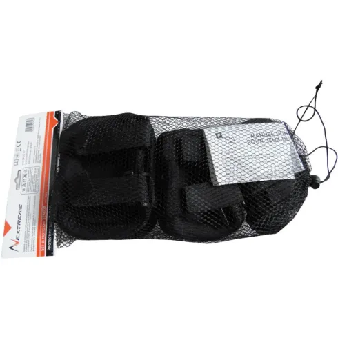 Set Protezioni Bambini Nero con Ginocchiere Gomitiere Parapolsi