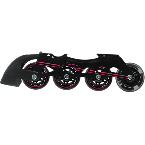 Pattini Bambini 2 in 1 M 34-37 Trasformabili a Rotelle in Linea Fucsia