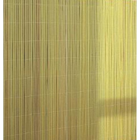 2 Arella Doppia in Bamboo PVC Recinzione 3x1 Ombreggiante Bambù Beige Plastica