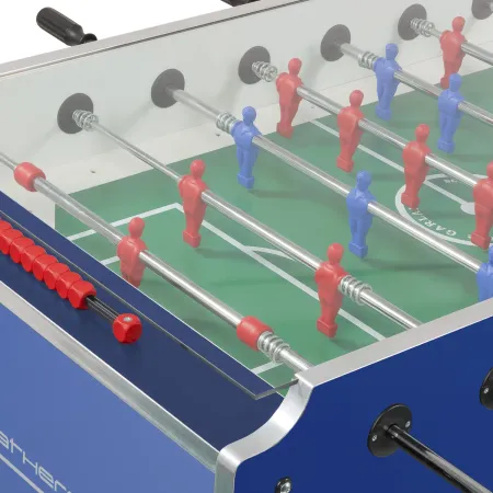 Calciobalilla Blu con Aste Uscenti Biliardino Impermeabile da Esterno