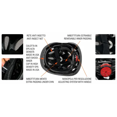 Casco da Bicicletta per Bambini XS 49-51cm Regolabile con Manopola
