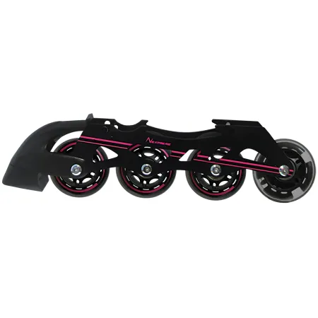 Pattini Bambini 2 in 1 S 30-33 Trasformabili a Rotelle in Linea Fucsia