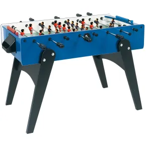 Calciobalilla Blu Aste Uscenti Biliardino Gioco per Famiglia Palline