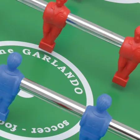 Biliardino Gioco Pieghevole Salvaspazio Calciobalilla Blu da Interno