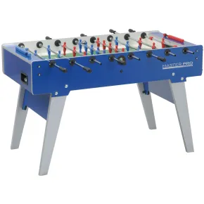 Biliardino Gioco Pieghevole Aste Uscenti Calciobalilla Blu da Interno