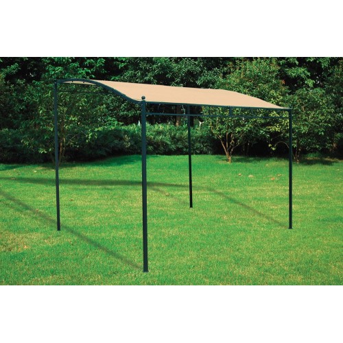 Veranda Pergola Gazebo 2.5x3 Acciaio Telo Tenda Carport Copertura Auto Giardino