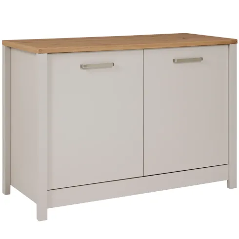 Mobile da Cucina per Lavello Lavastoviglie Modulare Beige Rovere 2 Ante