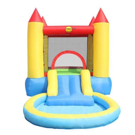 Gioco Gonfiabile per Bambini Castello Parco Acquatici Scivolo Saltarello Pompa
