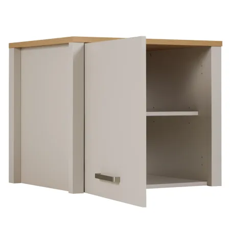 Pensile Cucina Singolo Beige Rovere con Anta Soft Close 70x60x60,5 cm