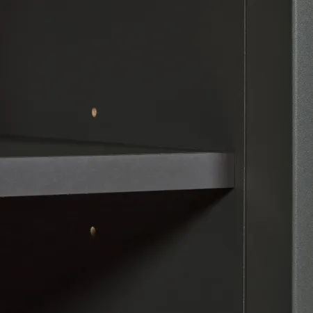 Colonna Cucina Frigo Forno Mobile Antracite Rovere Anta Reversibile