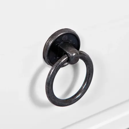Tavolino in Vetro da Caffe 75x75 Bianco Tavolo Legno Divano Soggiorno Quadrato | BricoShop24