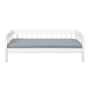 Divano Letto 90x200 Bianco Singolo a Doghe Possibile Letto Estraibile Cameretta | BricoShop24 2