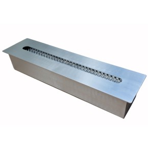 Camino Bioetanolo Bifacciale Bianco Design Decorativo Cornice con Vetro Etanolo 2
