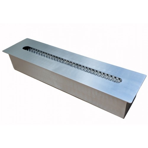 Camino Bioetanolo Bifacciale Bianco Design Decorativo Cornice con Vetro Etanolo