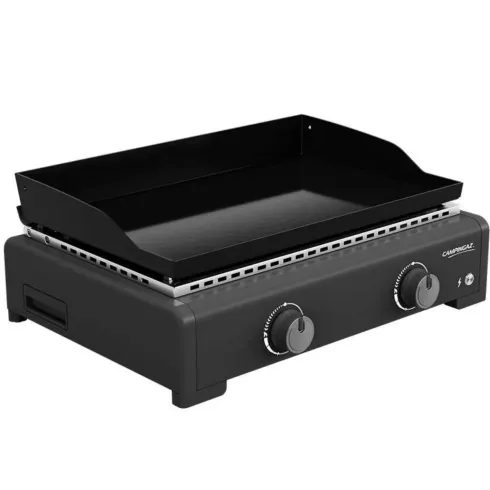Barbecue a Gas 2 Fuochi Campingaz Piastra Smaltata Bruciatori Nero