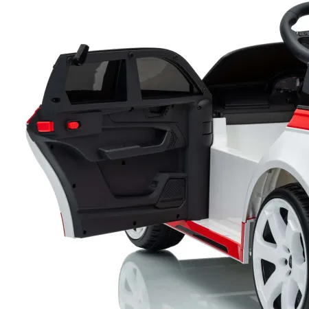 Auto Elettrica Bambini Audi RS6 GT Bianco 12V con LED Radiocomando