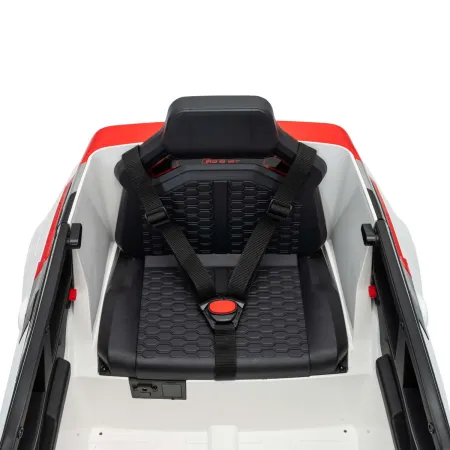 Auto Elettrica Bambini Audi RS6 GT Bianco 12V con LED Radiocomando