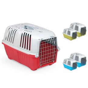 Trasportino per Cani Gatti Taglia Piccola Trasporto Auto Animali Aereo Plastica 2
