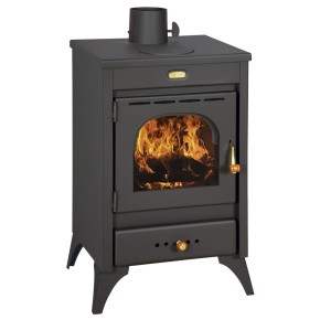 Cucina Stufa a Legna 9 12 Kw in Acciaio Caminetto Camino Vetro Economica Carbone