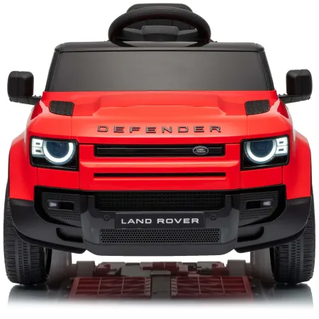 Defender Small Macchina Elettrica per Bambini 12V Rosso MP3 Luci LED